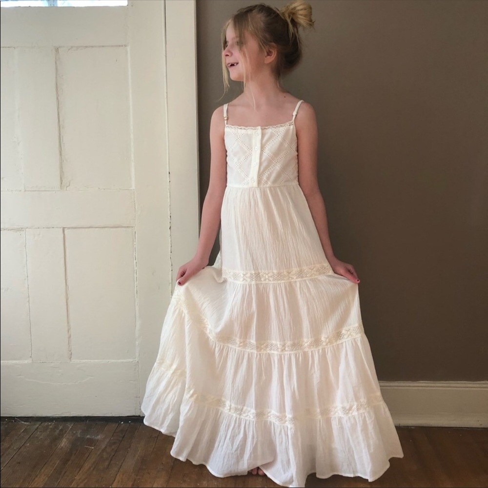 NWT. 3T-4T. Sweet Magnolia Boho Toddler Girl Maxi Dress. - Picture 7 of 10
